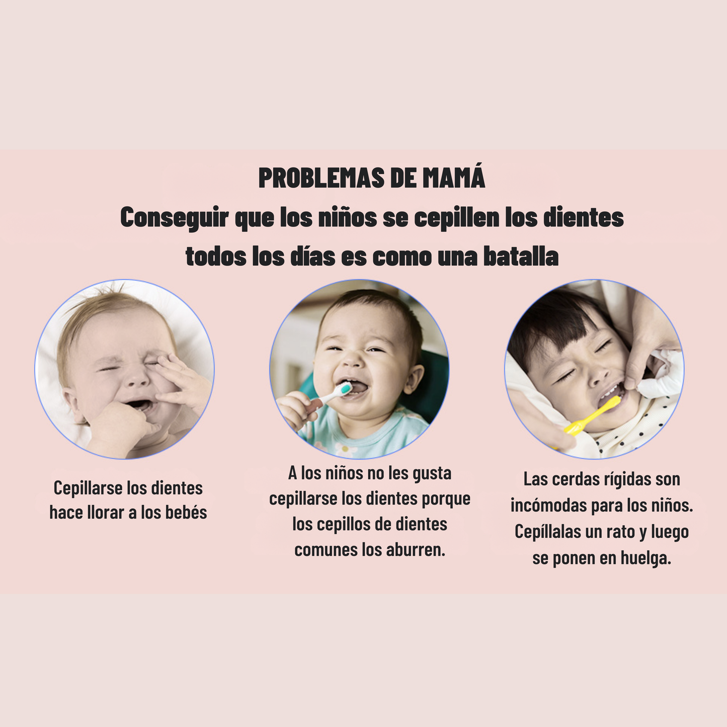 Cepillo eléctrico para niños.