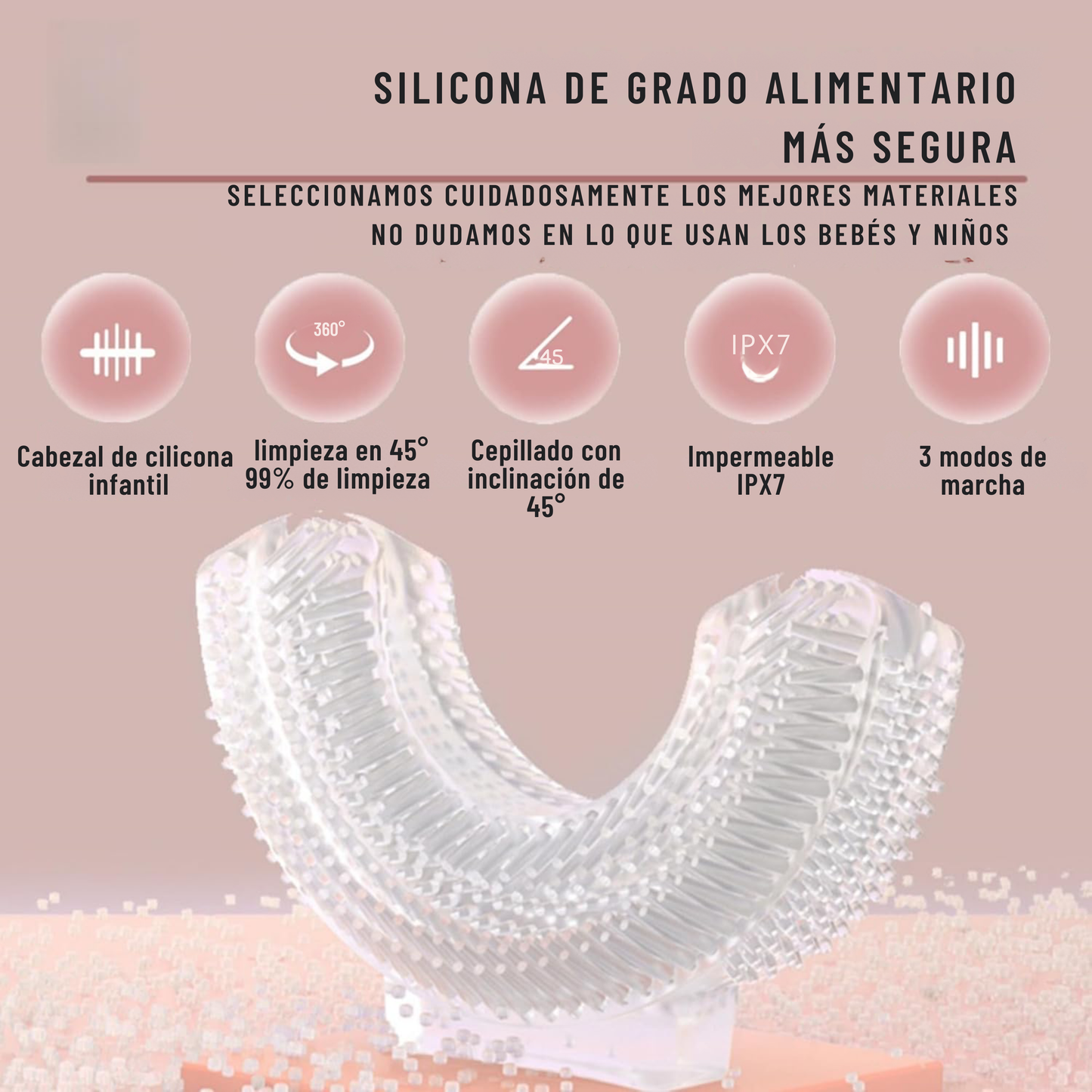 Cepillo eléctrico para niños.